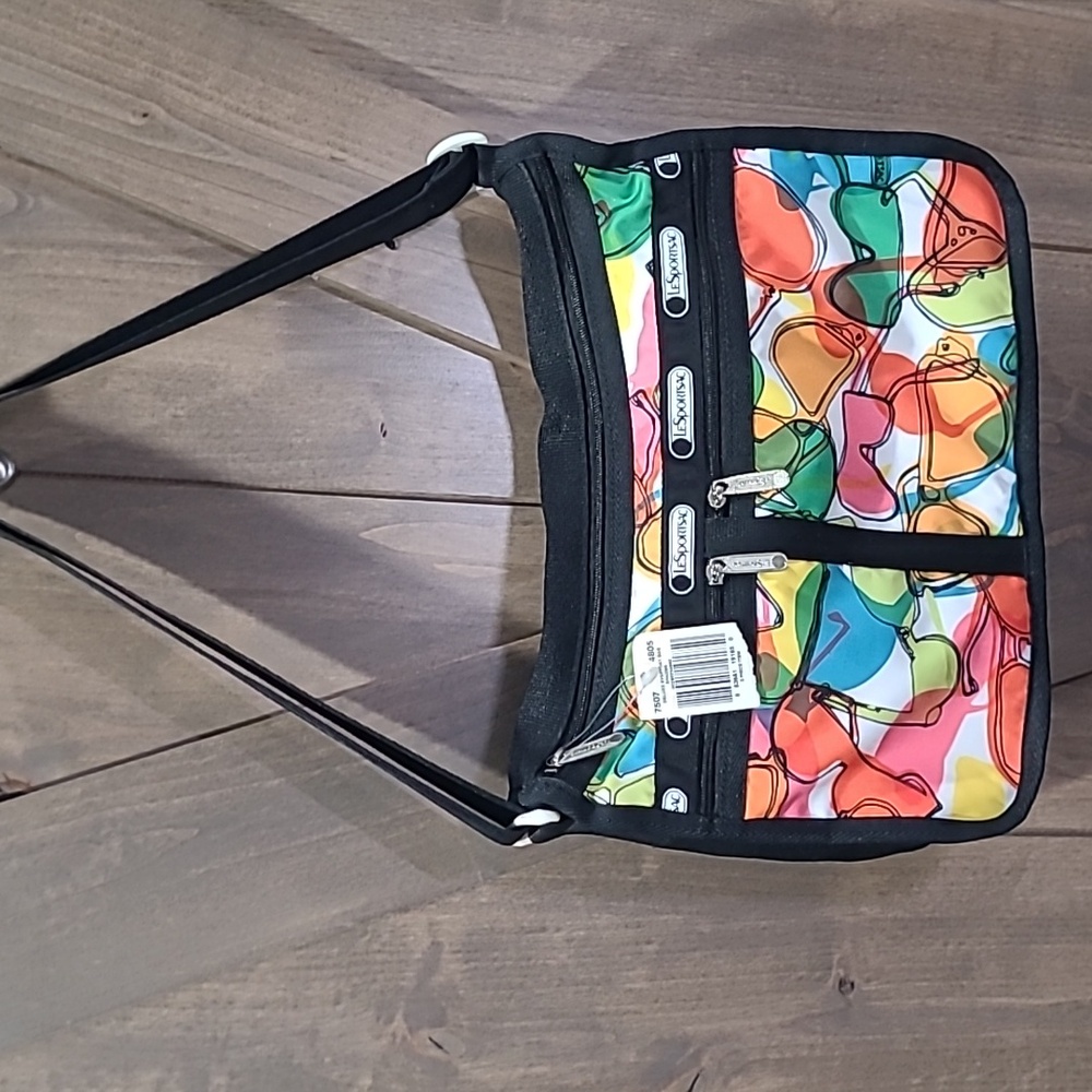 LeSportSac Deluxe Everyday Crossbody Bag Colorful Sunglasses 2 Piece New
